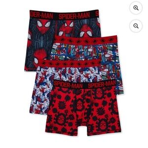 NWT Boy’s Small Spider-Man Boys' Boxer Briefs Set